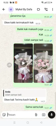 Testimonial Buket Bunga sukawaris
