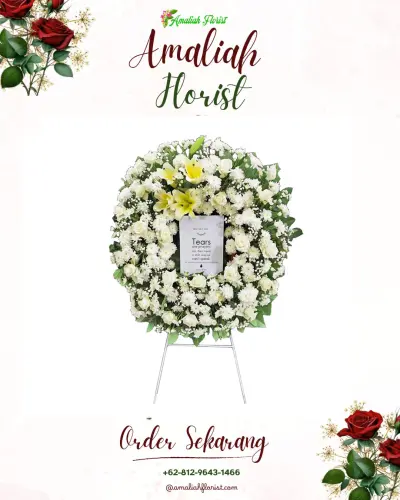 Krans Bunga Duka Cita sukawaris